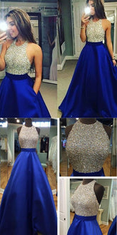 Royal Blue Prom Dress Sparkly Prom Dress 2021 Prom Dress Graduacion,MA045-Dolly Gown